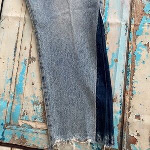 Hudson Jeans Blue Ankle Cropped Denim